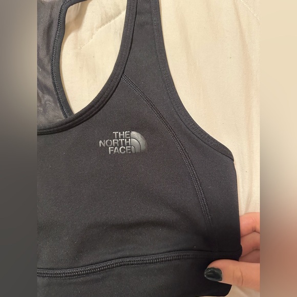 XS North Face black mesh sports bra - Picture 2 of 3